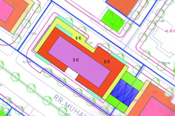 Residential and Commercial Complex 2-4-8-9 floorand 2 underground floors 