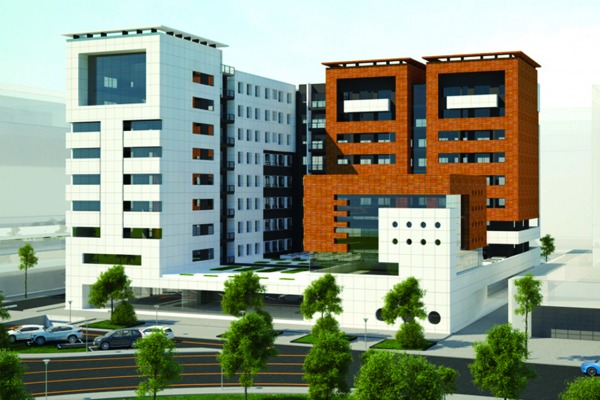 Civil Construction, 1-7-9 Floors Residential Complex, Tirana